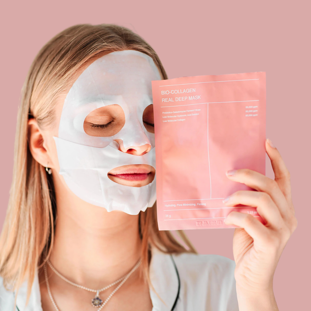 SilkyPeel - Djupt Återfuktande Bio Kollagenmask